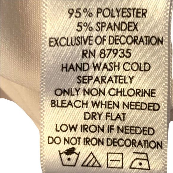 Susan Graver 3/4 Sleeved Tiered Beaded Top fits up to a M (A-009) - Picture 8 of 10